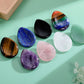 Crystaltears Tiger'S Eye Thumb Worry Stone Healing Crystal Pocket Palm Stone Worry Stones For Anxiety Stress Relief