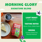 Peace Coffee Morning Glory Signature Blend | 20 Oz Whole Bean Light Roast | Organic Fair Trade | Smooth, Mild Flavor | Shade Grown, Fresh Roasted
