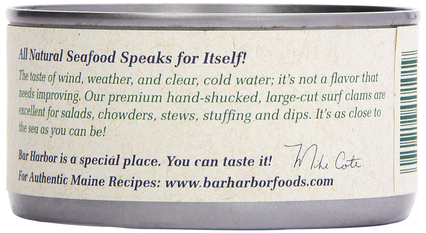 Bar Harbor Chopped Clams, 6.5 Oz. (Pack Of 6)