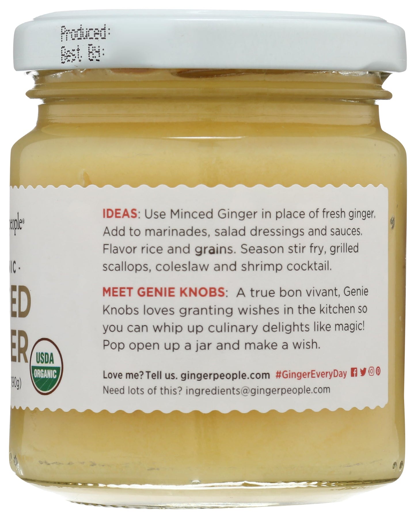 Ginger People Organic Minced Ginger -- 6.7 oz