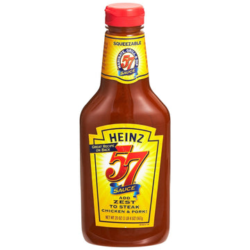 Heinz Original 57 Sauce, 20 oz Squeeze Bottle, 1.25 Pound, Pack of 1