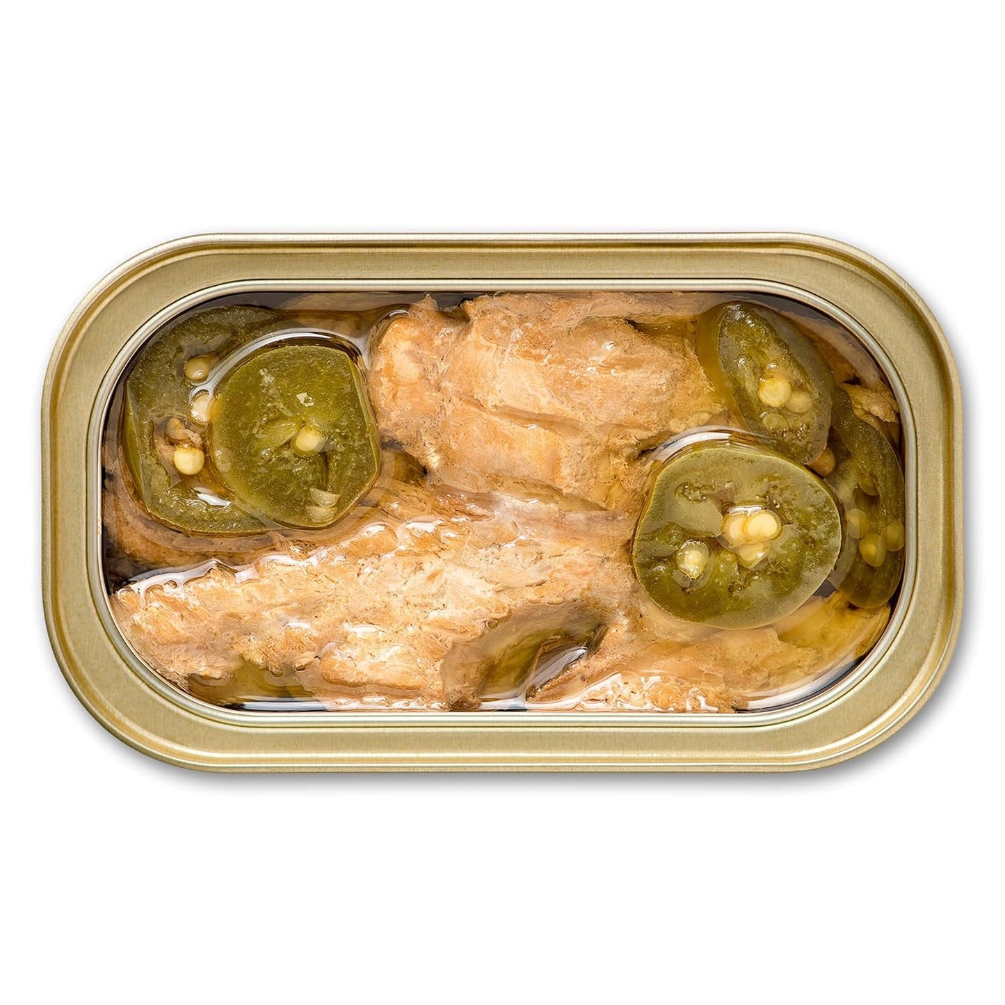 King Oscar Mackerel Fillets with Jalapeño Peppers, 4.05 oz Cans, Pack of 12