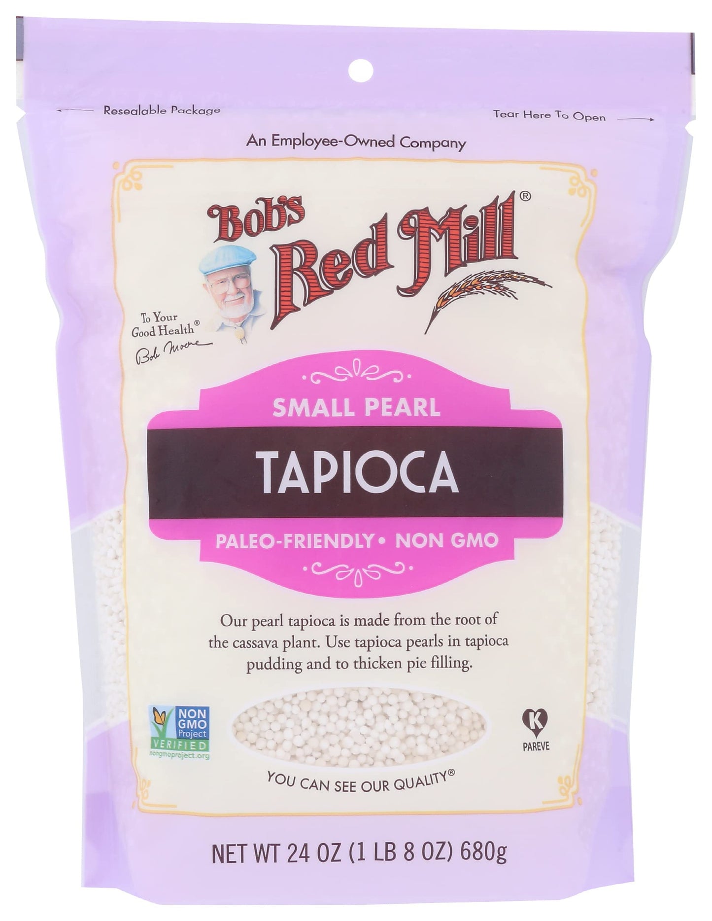 Bobs Red Mill Tapioca Small Pearl 24 Ounce Pack of 1
