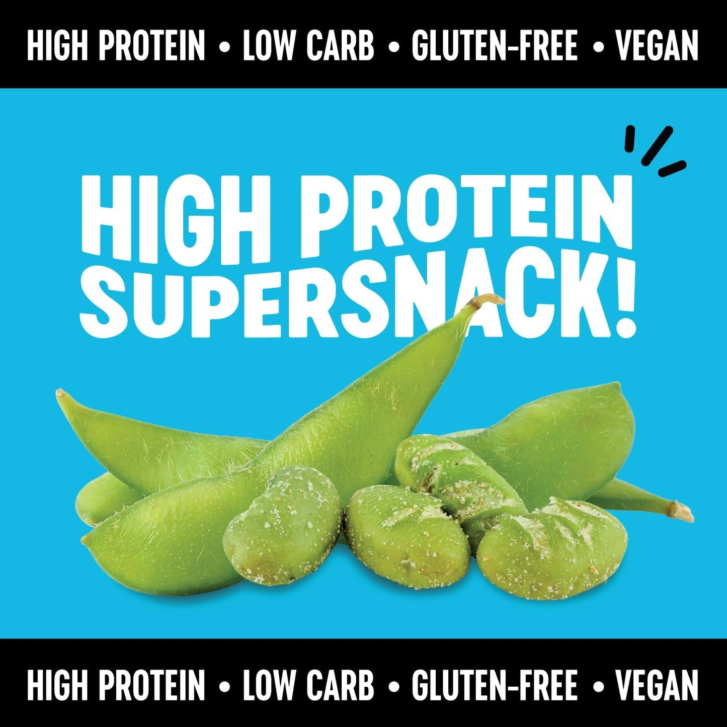 The Only Bean High Protein Snacks, Healthy Office Snacks, Healthy Snacks For Adults And Kids For Lunch, Vegan, Low Carb & Gluten