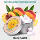 XYLITOL STONE Xylitol Candy - Vegan, Keto Friendly, Gluten Free - Peach - 2 Pack
