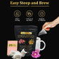 Legendary-Teas Oolong T.K Y. Pyramid Tea Bags 25 Pack Sealed In Foil Pouches (Oolong T.K.Y. Tea, 25 Pack Pouch)