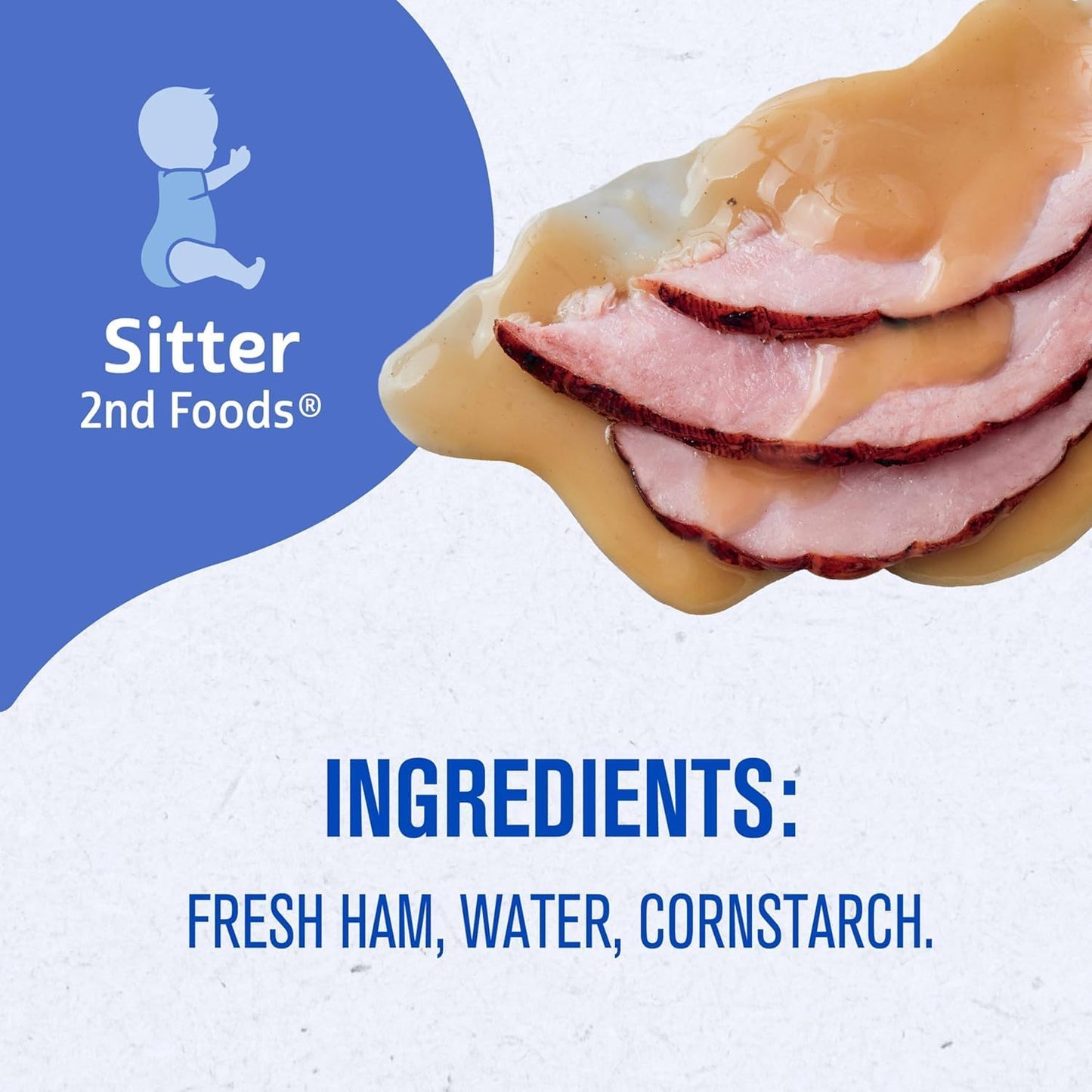 Gerber Mealtime For Baby 2Nd Foods Baby Food Jar, Non-Gmo Pureed Baby Food With Essential Nutrients (Ham)