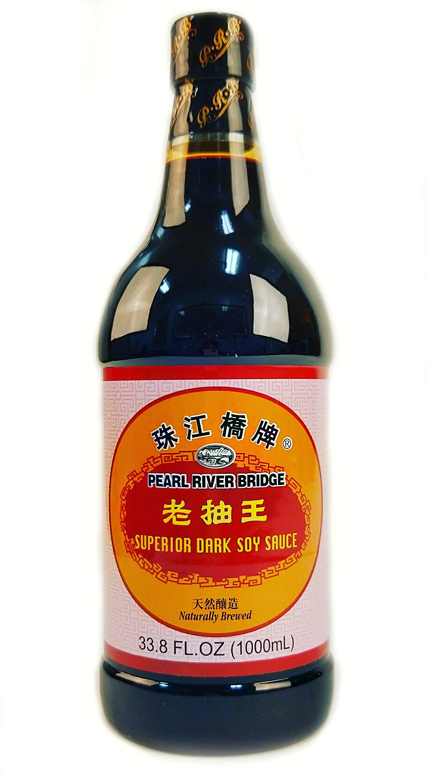 Pearl River Bridge Superior Dark Soy Sauce, Premium Chinese Soy Sauce, Authentic Restaurants Choice Perfect Condiment for Chines
