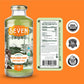 SevenTeas Wildflower Matcha Honey Tea, 16 FL OZ (Pack of 12 Bottles), Organic, Bottled Iced Teas