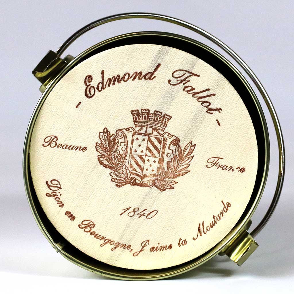 Edmond Fallot Dijon Mustard 15.8Oz Jar Inside Tin Pail