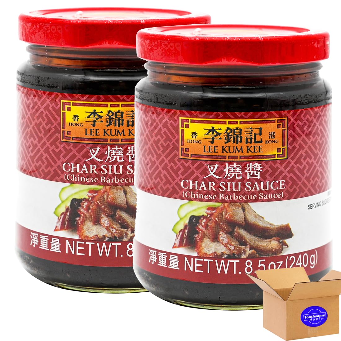 lkk Char Siu Chinese Barbecue Sauce 8.5oz/240g pack of 2