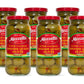 Mezzetta Super Colossal Spanish Queen Olives Pimiento Stuffed | Non-GMO, Gluten Free | 10 Ounce Drained Weight (Pack of 6)