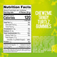 CHEWZ ME Tangy Turtlz Gummies, Assorted Flavors, 8.46 oz, Individually Wrapped, Green, Model B0CQ96YD2S