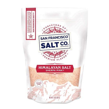 Sherpa Pink Himalayan Salt - 2 lbs. Extra-Fine Grain