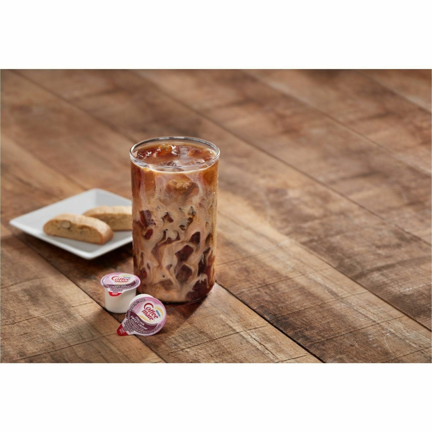 Coffee Mate Italian Sweet Creme Liquid Creamer Singles - Italian Sweet Creme Flavor - 0.38 Fl Oz (11 Ml) - 180/Carton