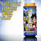 G Fuel Energy Drink, Kamehameha Strawberry Lychee Flavor, 16 oz Can, 12-Pack