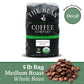 The Bean Organic Coffee Company Water Processed Decaf South America Blend, Medium Roast, Whole Bean Coffee, 5-Pound Bag