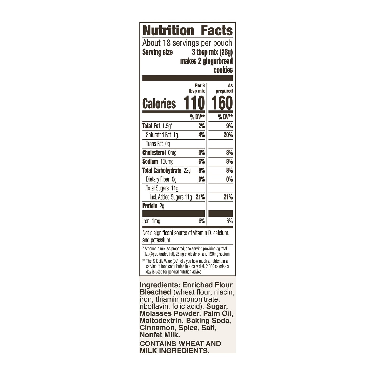Betty Crocker Gingerbread Cookie Baking Mix, 17.5 oz.