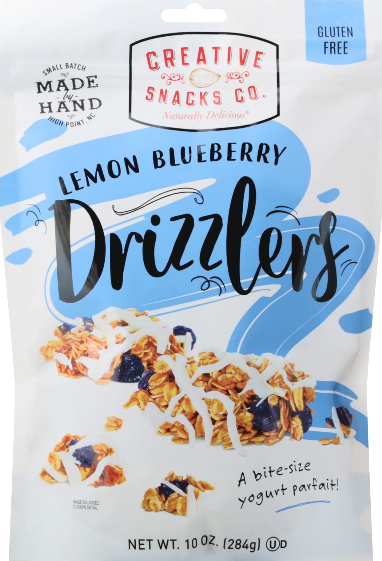 Creative Snacks Granola Lemon Blueberry Drizzlers, 10 Ounce, Pack of 1