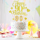HOGRTi 90th Birthday Cake Decorations Set with Candles, Toppers & Picks, Gold Series
