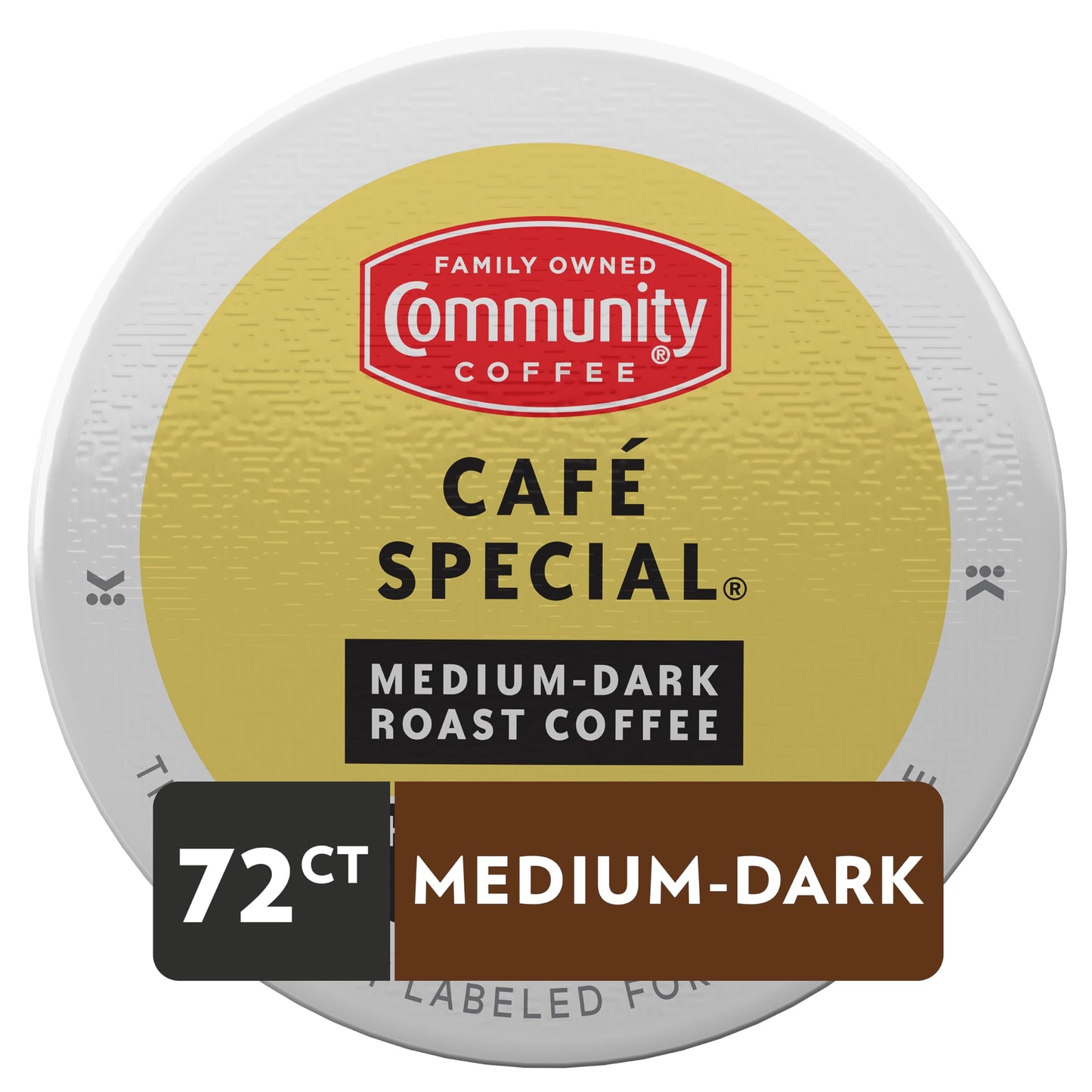 Community Coffee K-Cup for Keurig malt-inspired, Cafe Special, 12 Count (Pack of 6), Natural, Model 16262-6