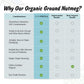 Spice Profile Usda Organic Ground Nutmeg, Lab Tested For Heavy Metals, Resealable 3.5 Oz Pouch, Jaiphal Powder, Nuez Moscada