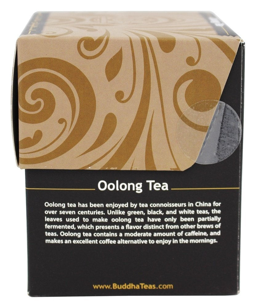 Organic Oolong Tea, 18 Bleach-Free Tea Bags - Rich in Vitamins and Minerals and a Natural Source of Antioxidants, No GMOs