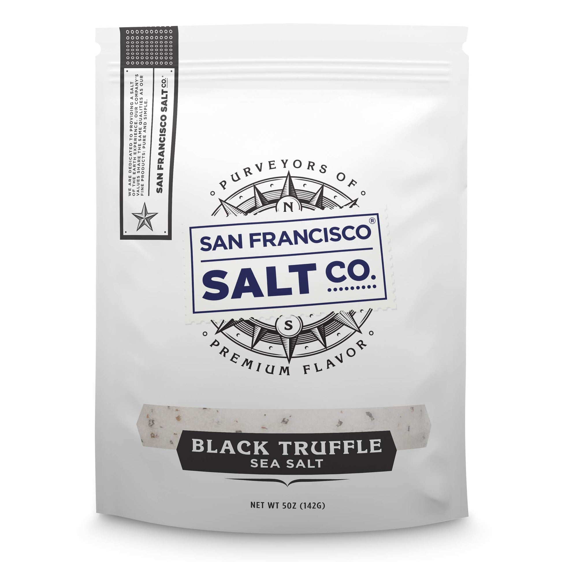 5 oz. Resealable Pouch - Authentic Italian Black Truffle Salt by San Francisco Salt Company