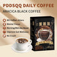 Medium Roast Instant Coffee Packets 30 Count, Pddsqq Daily Coffee Single Serve Sticks Sugar Free, Arabica Black Coffee, 100% Ara