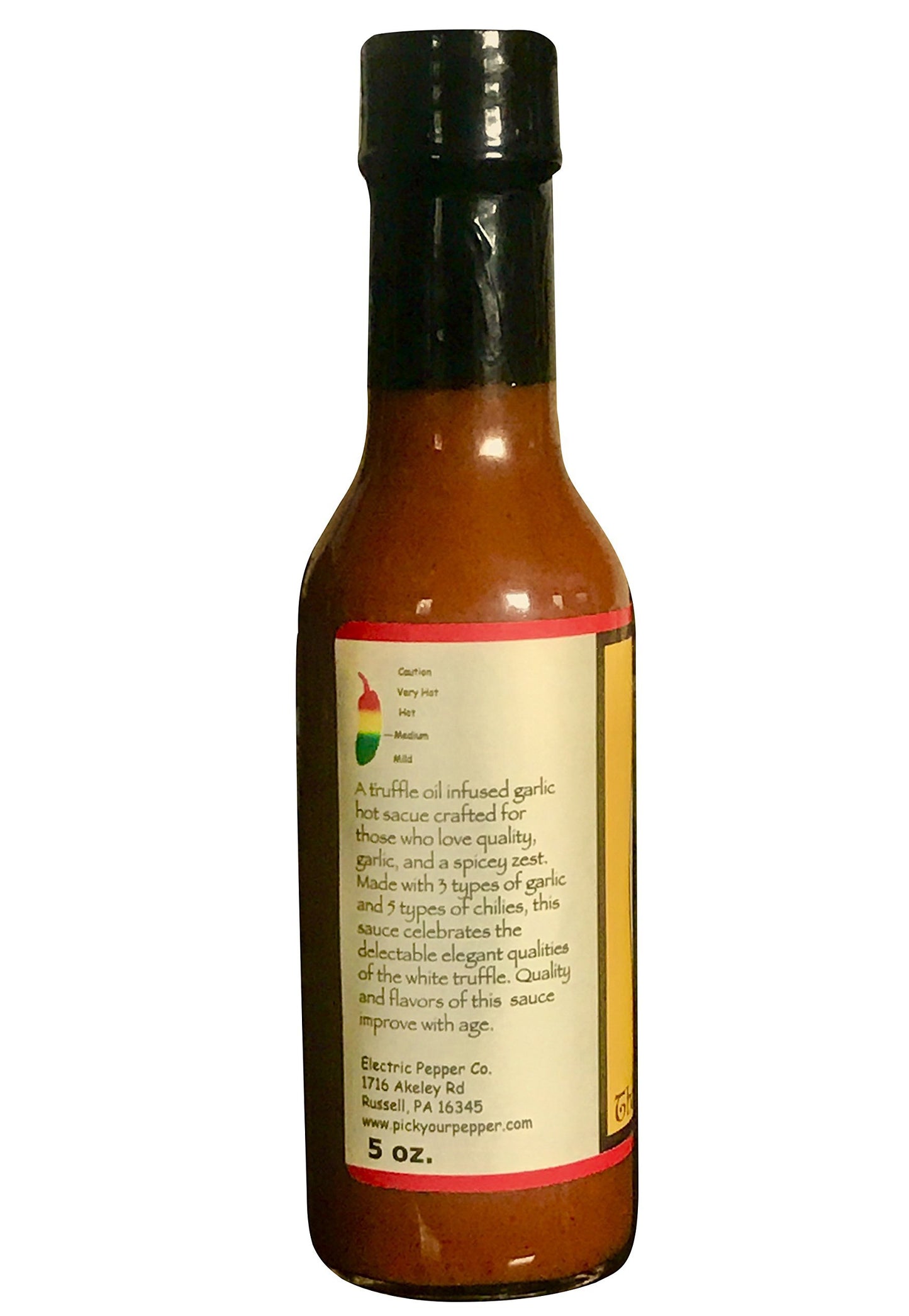 Frohlich Garlic Hot Sauce - Truffle Oil Infused - 5 Ounce (Pack of 1)