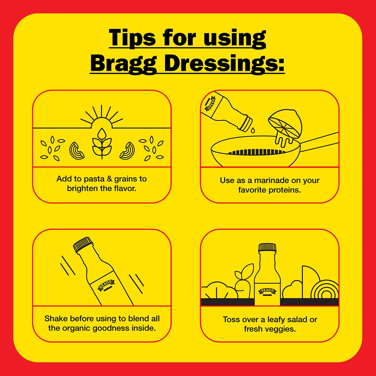 Bragg Dressing Vinaigrette 12.0 Oz (Pack Of 6)