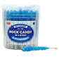 Espeez Blue Rock Candy Sticks - 48 Count - Individually Wrapped for Weddings, Parties, Candy Buffets
