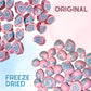 Freeze Dried Candy Cotton Candy Salt Water Taffy 2 Oz - Cut To Bite Sized Pieces - Ships In Box - Deliciously Crunchy, Intense F