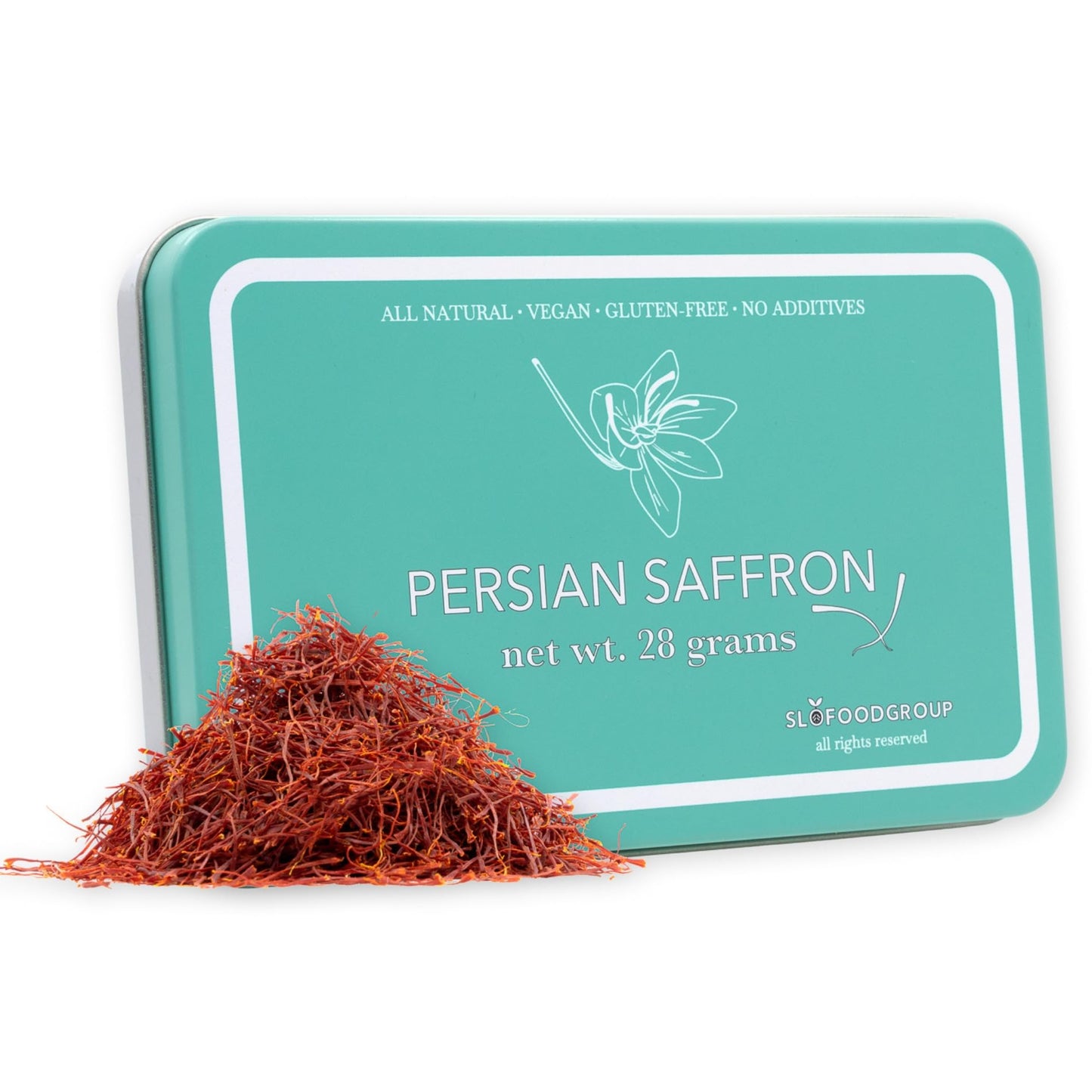 Persian Saffron Spice from Afghanistan by Slofoodgroup, enhanced Quality Saffron Threads, All Red Saffron filaments for cooking, tea, Baking and More, Grade 1 Quality 28 Grams