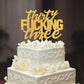 Thirty Three Happy Birthday Cake Toppers 33Rd Birthday Cake Toppers 33 Years Old Anniversary Party Decorations Supplies