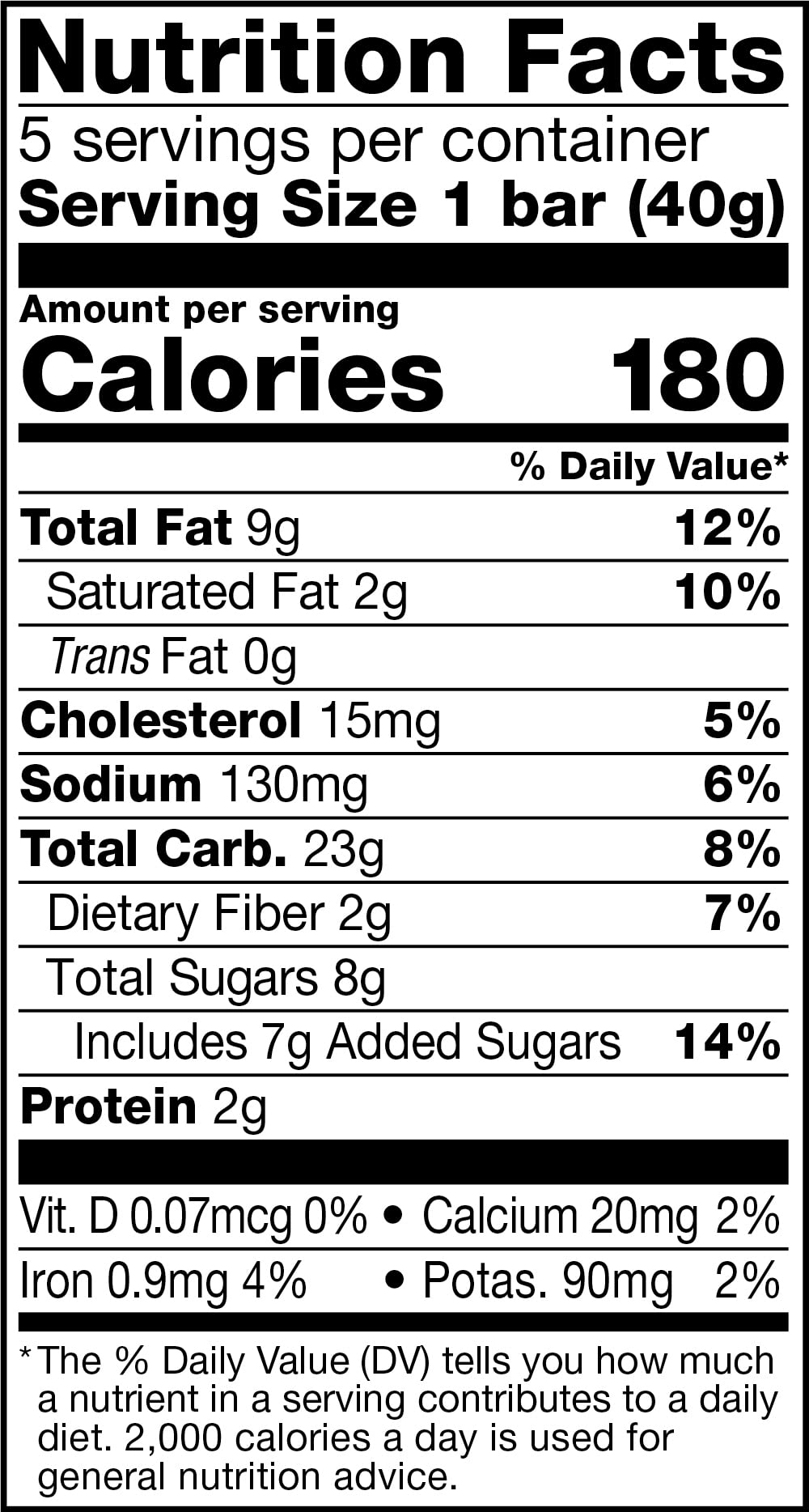 Pamelas Bar Oat Ccnut Chc Chp 5Pk