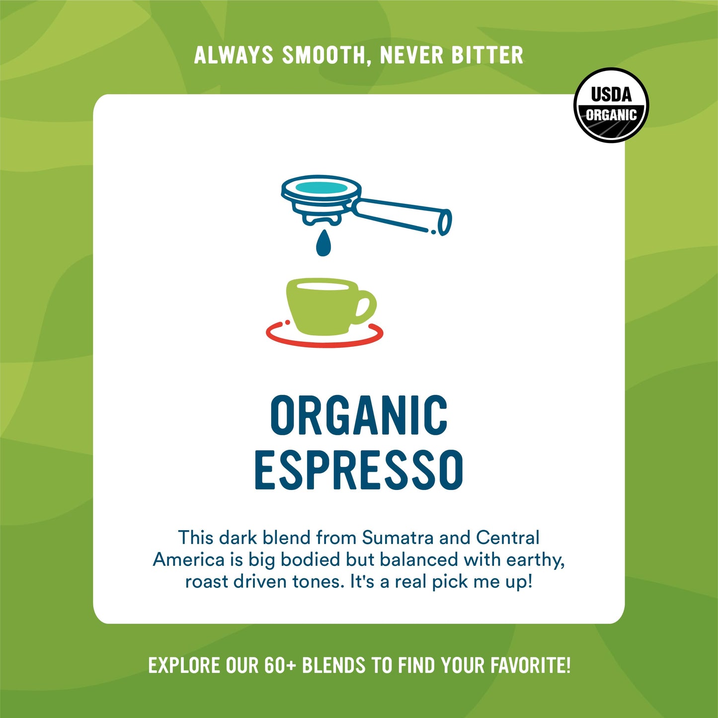 Camerons Coffee Roasted Whole Bean Coffee, Organic Espresso, 4 Pound