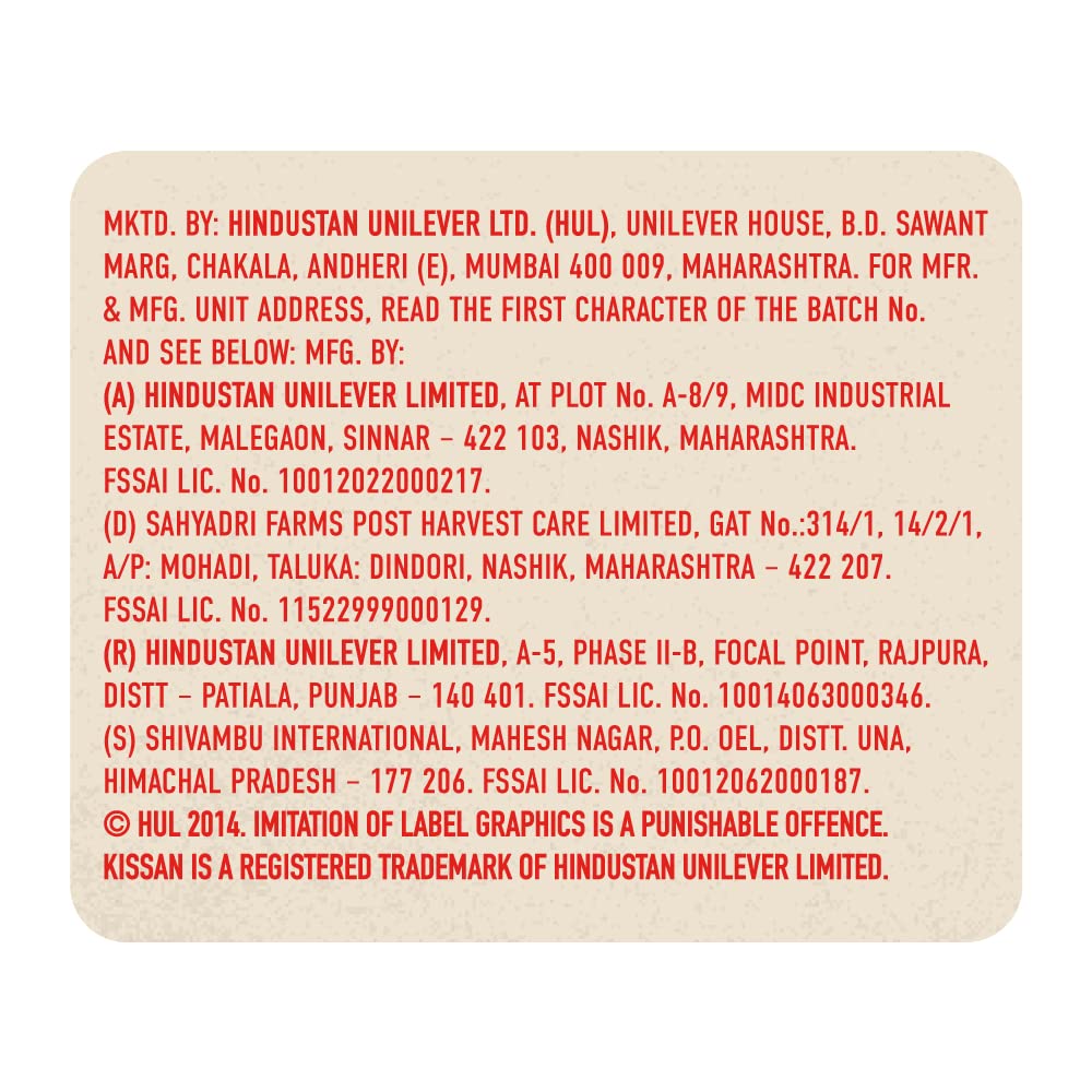 Kissan Mix Fruit Jam 500G Jar