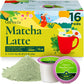 Gya Tea Co Matcha Latte Green Tea Gift Set, 16 ct - High Caffeine Tea Pods for Morning Refreshment