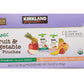 Kirkland Signature Organic Fruit & Vegetable Pouches, 3.2 Ounce (Pack Of 24) - Packaging May Vary