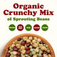 Food To Live Organic Crunchy Mix Of Sprouting Beans, 5 Pounds - Non-Gmo, Kosher, Non-Irradiated, Vegan, Raw, Dried, Bulk - Organ