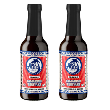 Big Tree Farms Organic Coco Aminos Soy-Free Sauce, Low Sodium, Gluten Free, 10 Fl Oz (Pack of 2), Brown