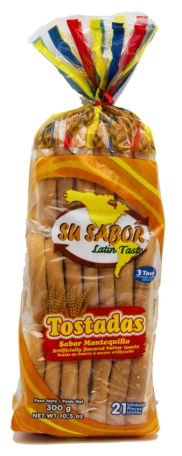 Su Sabor Butter Toast Tostadas de Mantequilla 10.5 ounces