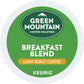 Green Mountain Coffee Roasters Breakfast Blend Single-Serve Keurig K-Cup Pods, Light Roast Coffee, 72 Count