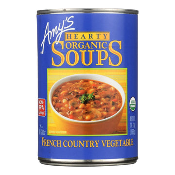 Amys Kitchen Hearty French Country Vegetable Soup, 14.4-Ounce Cans (Pack of 12) ( Value Bulk Multi-pack)