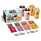 J WAY LOCAL FLAVOR Instant Boba Bubble Pearl Variety Milk Tea Fruity Tea Kit with Authentic Brown Sugar Fruity Tapioca Boba, Rea