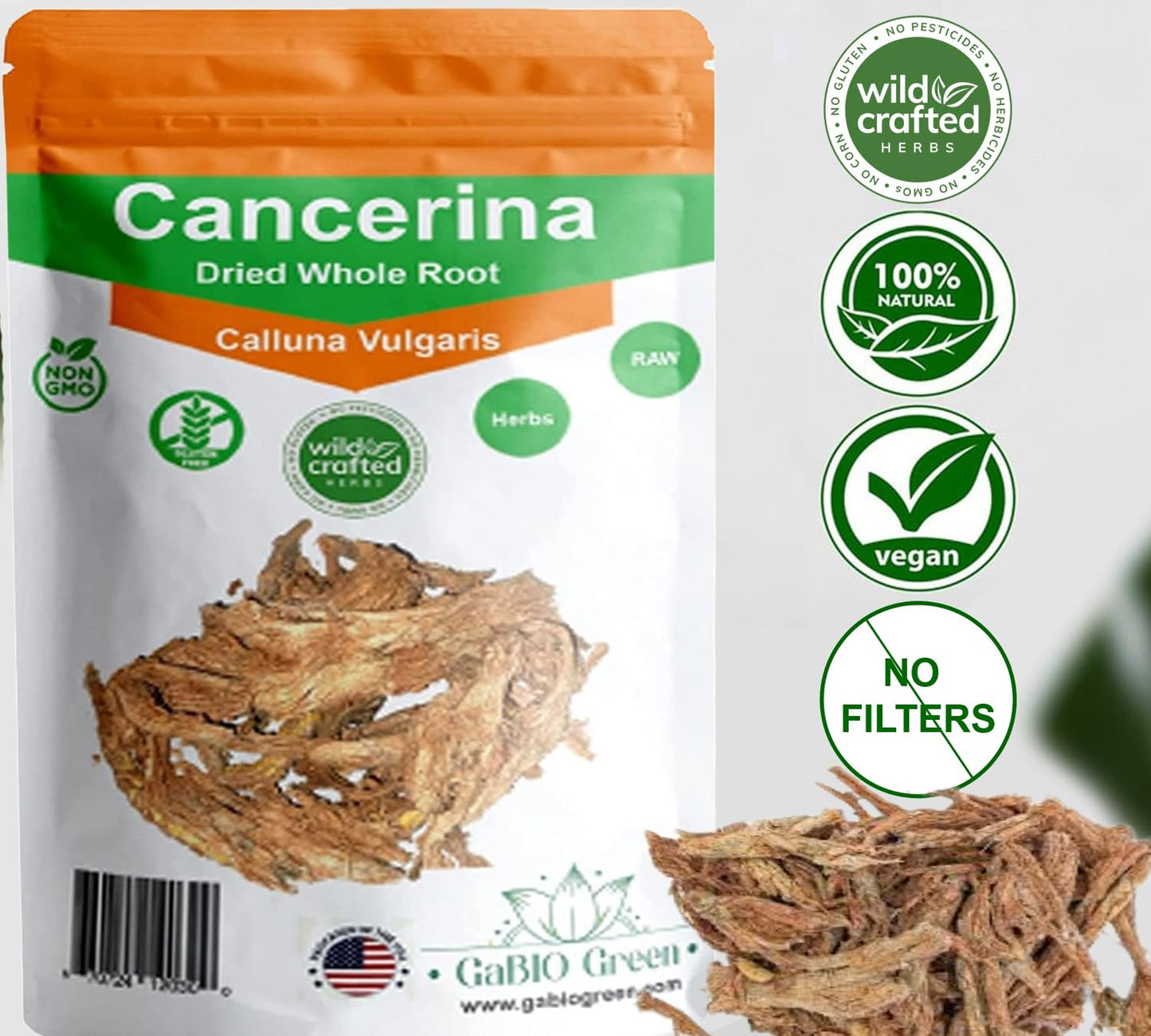 Cancerina Hierba Mexicana 4 Oz - 100% Natural Cancerina Tea Herbs 4 Oz, Calluna Vulgaris, Cancerina Herbs, Hierva Mexicana, Anah