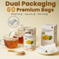 Lynginya Dandelion Root Tea - Premium Roasted Herbal Tea, 60 Tea Bags, Caffeine-Free, No Sugar