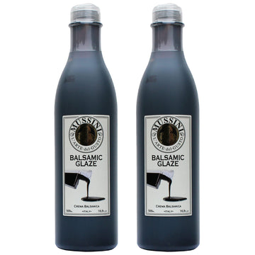 Mussini Crema, Glaze of Balsamic Vinegar of Modena, 16.9-Ounce Bottles (Pack of 2)