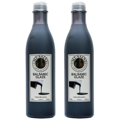 Mussini Crema, Glaze of Balsamic Vinegar of Modena, 16.9-Ounce Bottles (Pack of 2)